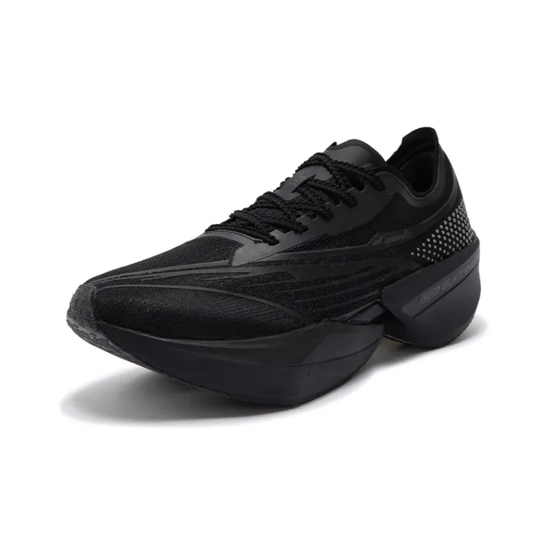 361° Flying Future 1.5 Cushioning Anti-Slip Wear-Resistant Breathability Low-Top Running Shoes Unisex Obsidian Black-1