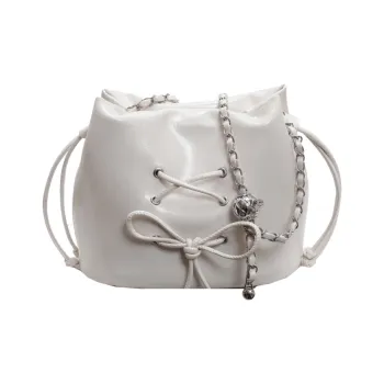 MingLu PU Crossbody Bag Shoulder Bag Women's Black/Ecru/Silver/Red