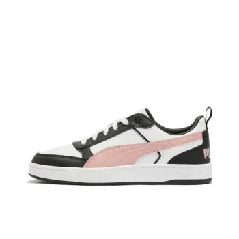 PUMA DRIBBLE Anti Slip Wear Resistant Low Top Casual Shoes Unisex White Pink