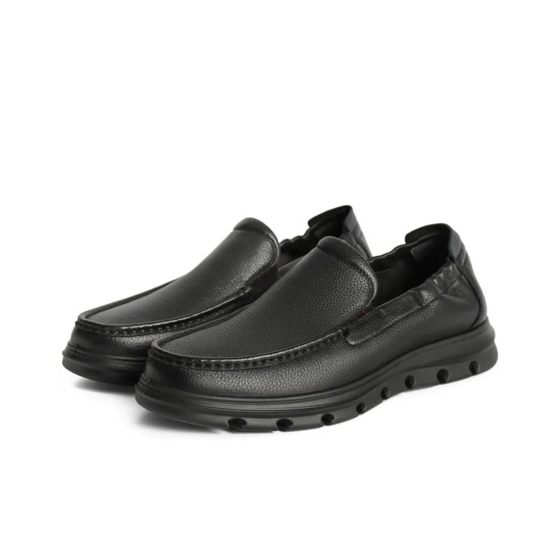 BELLE Men's Casual Shoes Men Low-Top Solid Color-4