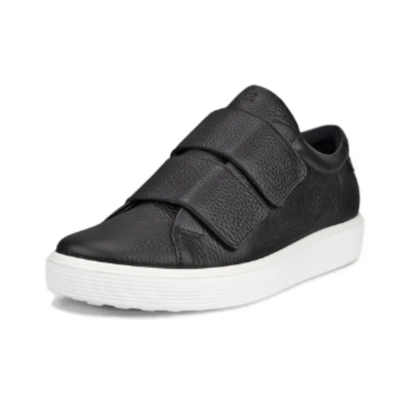 Ecco Low Top Skateboard Shoes Women's Black-2