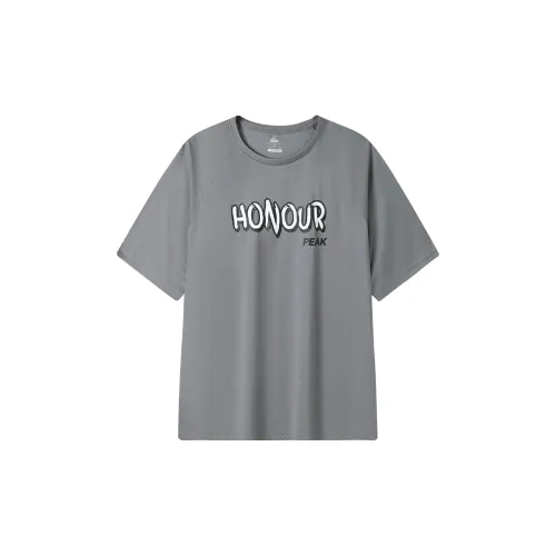 PEAK T-Shirts Unisex Gray