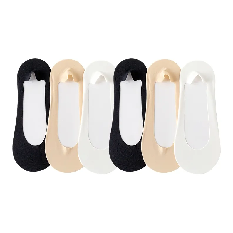 Caramella No Show Socks Women's 6 Pack Mixed Color-0