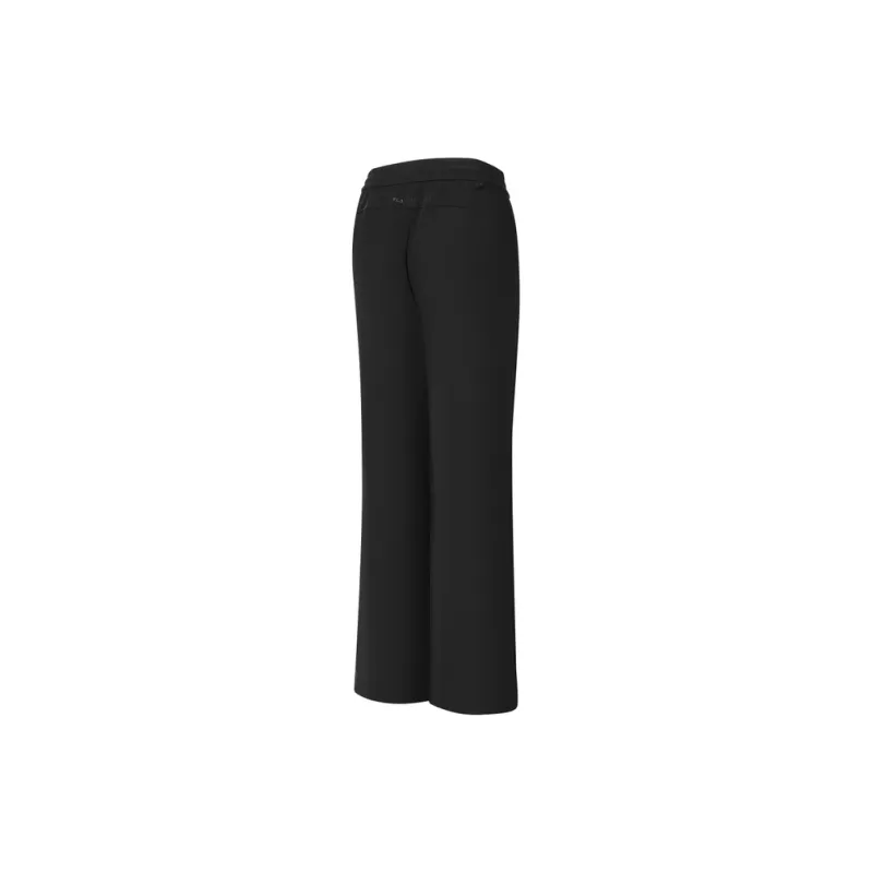 FILA Knitted Sports Pants Women's Pitch Black-1