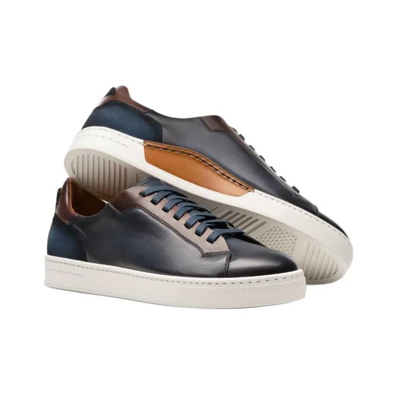 Magnanni Amadeo Low-Top Skateboard Shoes Men's Blue-2