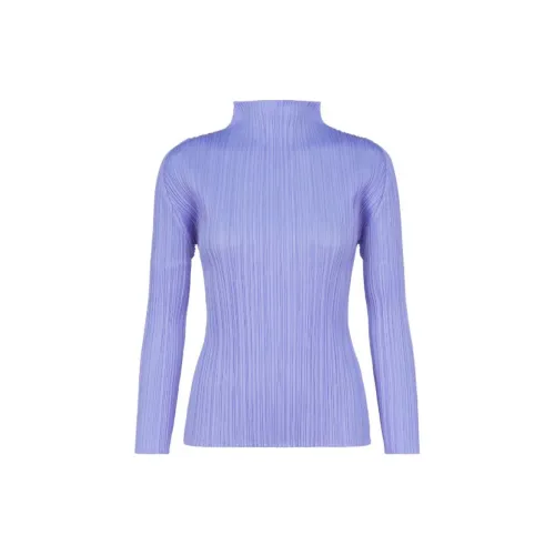 PLEATS PLEASE ISSEY MIYAKE T-Shirts Women's Light Blue