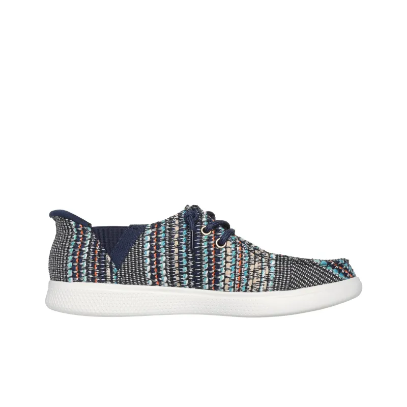 Skechers Slip Ins Casual Shoes Women's Low Top Navy-1