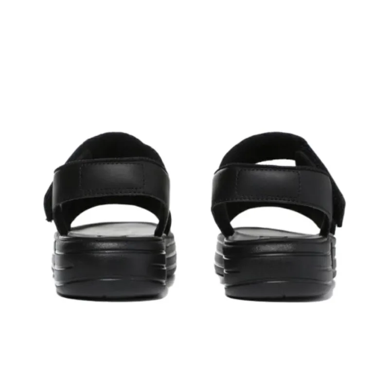 FILA Court Sd Beach Sandals Unisex Black Korean Style-3