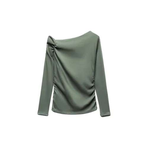 ZARA T-Shirts Women's Green