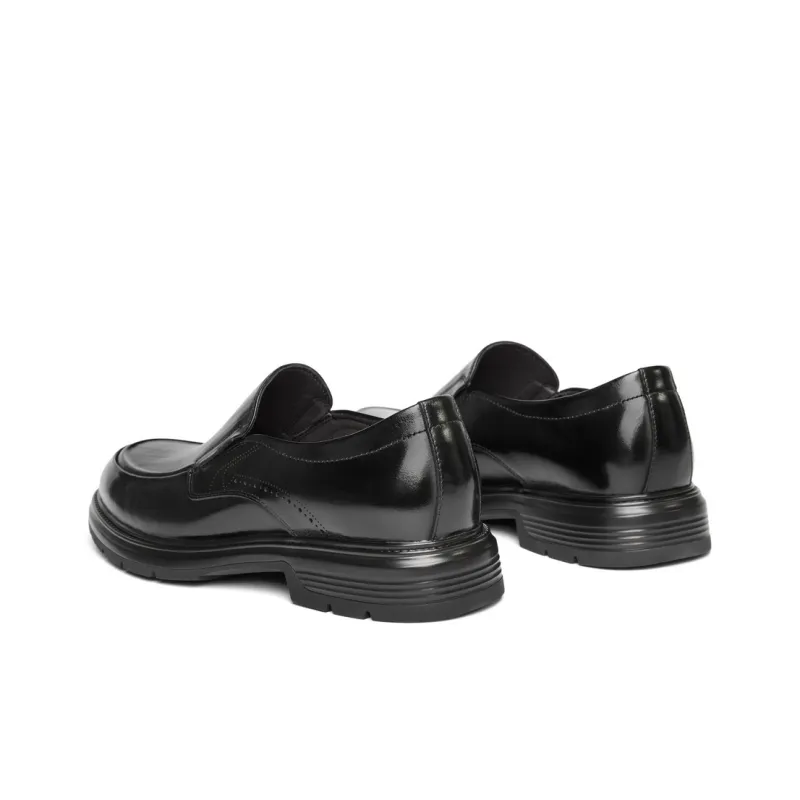 BELLE Men's Casual Shoes Men Low-Top Black-3