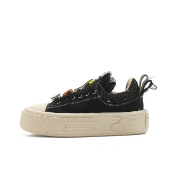 Road Mate Abrasion Resistant Breathable Low Top Skateboard Shoes Women's Black
