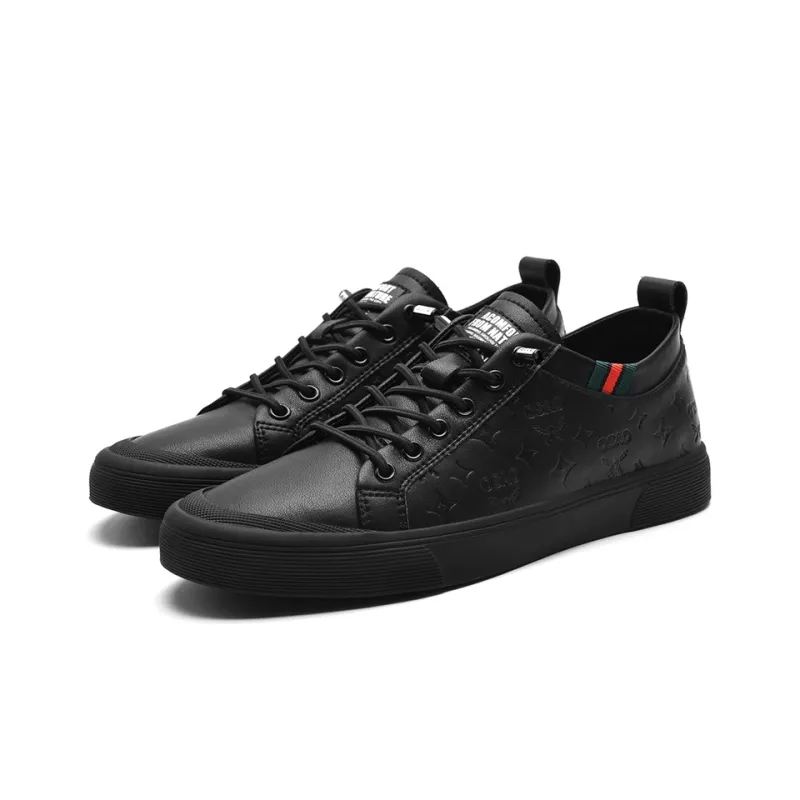 AOKANG Business White Shoes Wear-Resistant Low-Top Casual Shoes Men's White-12