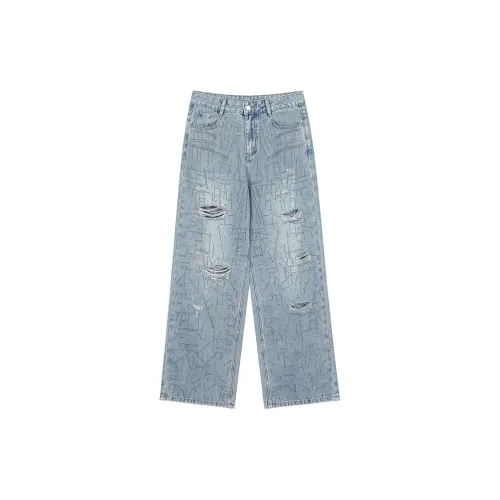 ELF SACK Jeans Women's Vintage Denim Blue