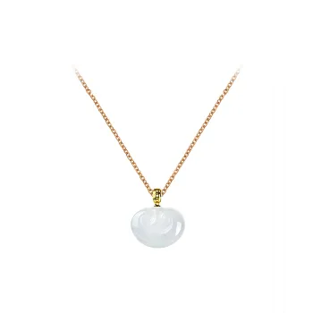 Fan Lan Hetian Jade Pendants Unisex White Jade