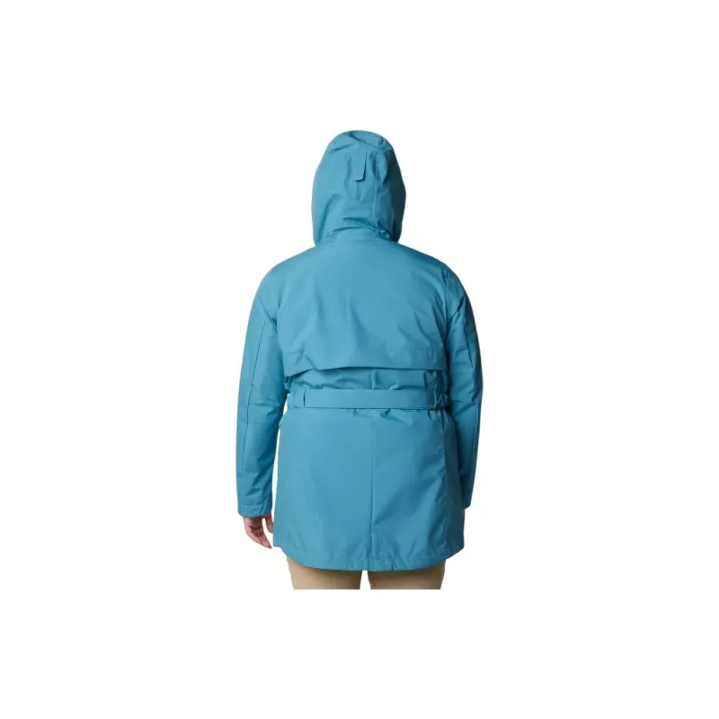 Columbia Long Valley Long Valley™ Trench II Trench Coat Women's Canyon Blue-1