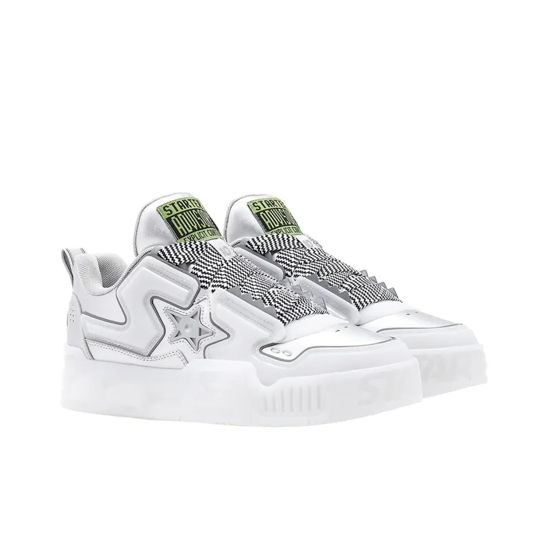 STARTER Vol Laser Palm Game Shoes Low-Top Skateboard Shoes Men's Gray-2