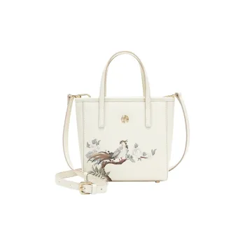 Ancient Yi Xi Cow Leather Premium Handbag, Crossbody Bag, Shoulder Bag Women's Tea Moon White