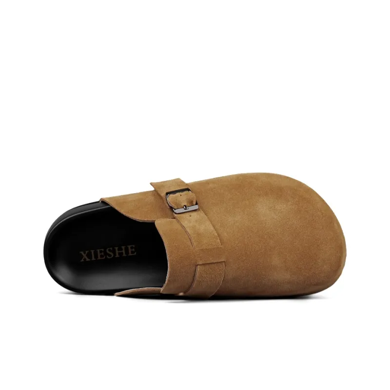 XIE SHE Abrasion Resistant Slip Resistant Wrap toe Slippers Unisex-36