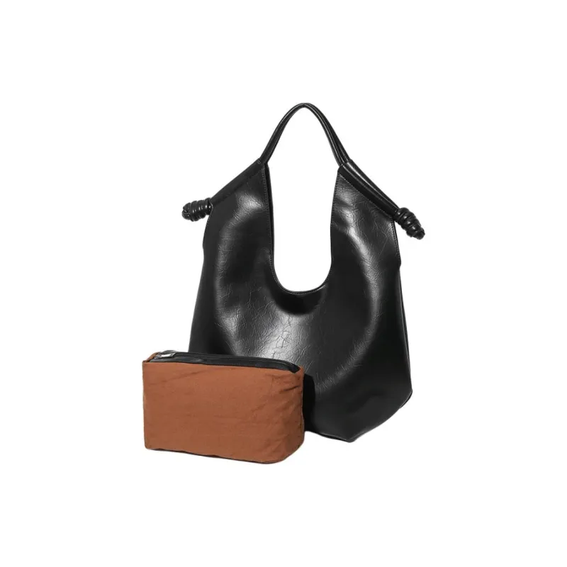 MASTER CANVAS PU Handbag, Shoulder Bag Women's Black-4