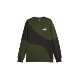 PUMA POWER Cat Crew Sweatshirt Men's Green
