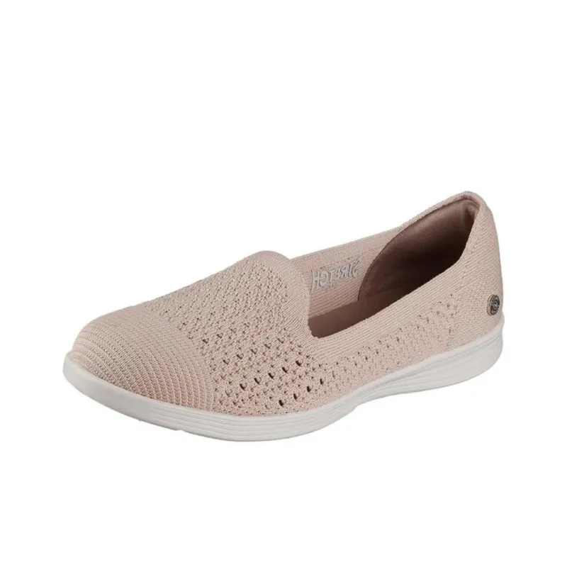 Skechers ON THE GO Anti-Slip Wear-Resistant Cushioning Moisture-Wicking Low-Top Casual Shoes Women's Brown White-2