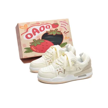 OAOQ Abrasion Resistant, Lightweight, And Breathable Low Top Skateboard Shoes Unisex