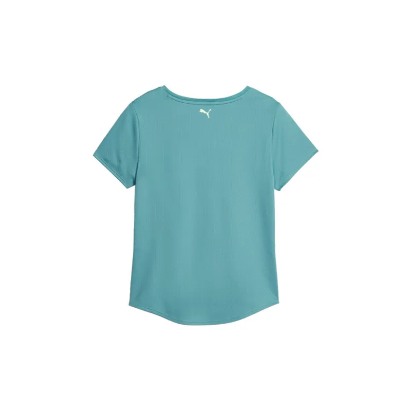 PUMA FIT T-Shirt Women's Dark Blue-Emerald Green-1