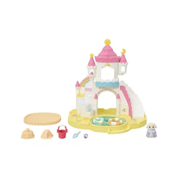 Sylvanian Families Kindergarten Sandpit And Swimming Pool Kindergarten Swing Dolls Plush Doll 19cm Height