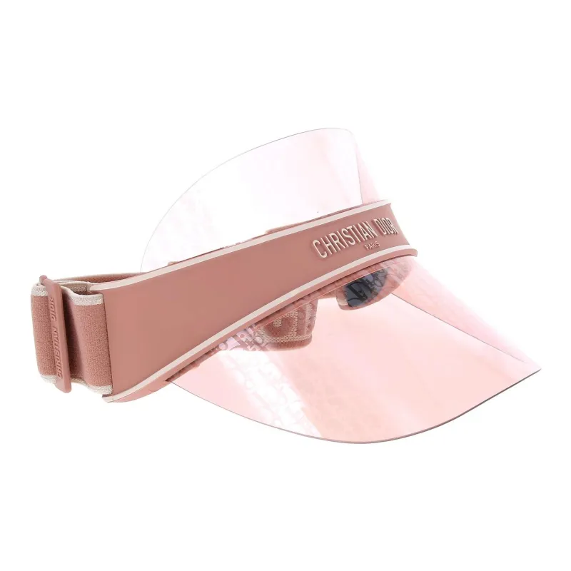 DIOR Plastic Fabrics Sun Protection Hats Women's Pink-2