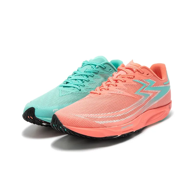 361° Cushioning Anti-Slip Wear-Resistant Breathability Low-Top Running Shoes Unisex Pink Blue-2