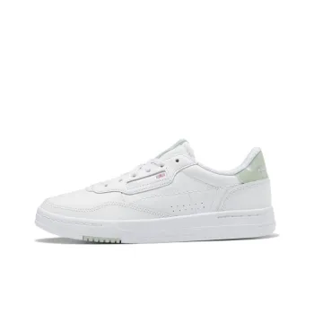 Reebok Court Peak Anti-Slip And Wear-Resistant Lightweight Low-Top Skateboard Shoes Women's White