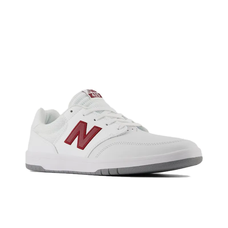 New Balance NB Numeric 425 Anti Slip Wear Resistant Low Top Skateboard Shoes Unisex White-2
