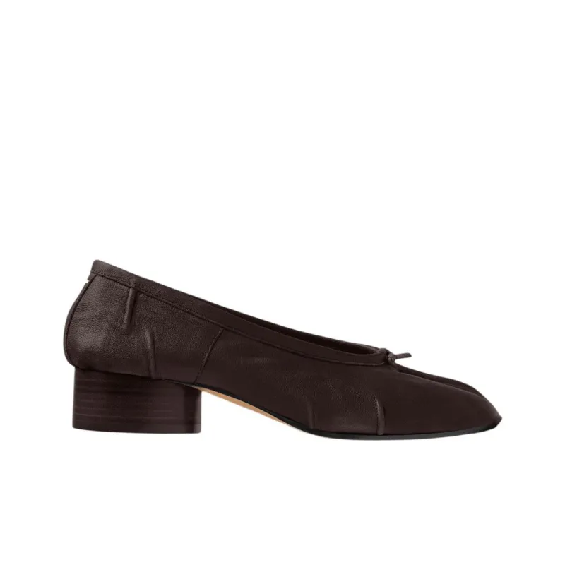 Maison Margiela Tabi Casual Single Shoes 3cm Women's Brown-1