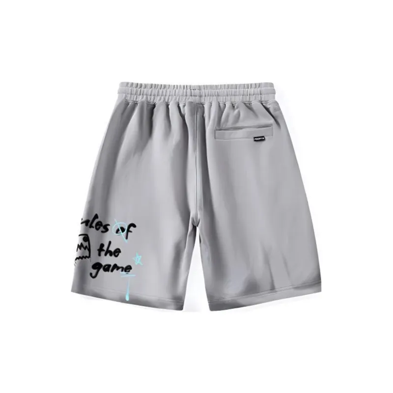 LAMLICKA Casual Shorts Unisex Gray-1