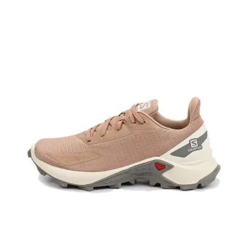 SALOMON ALPHACROSS Running Shoes Women's Low-Top Apricot
