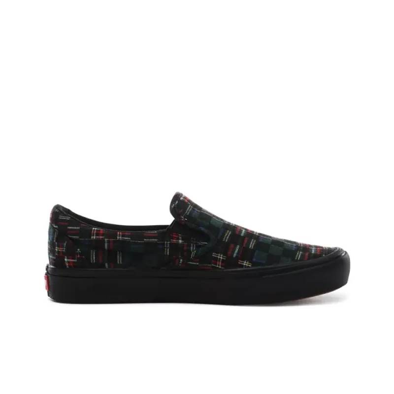 Vans Comfycush Slip On 'Plaid Checkerboard Green'-1