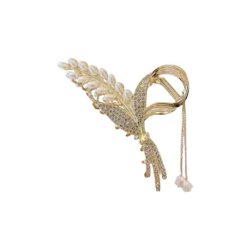 Water jade Hair Clips Women's