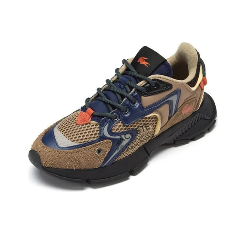 LACOSTE Low Top Casual Shoes Women's Brown Black-1
