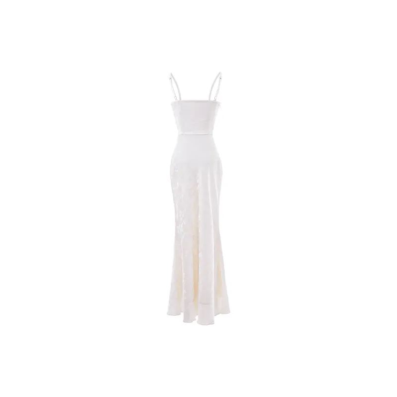 Blovelan Slip Dress Women's Pearl White-1
