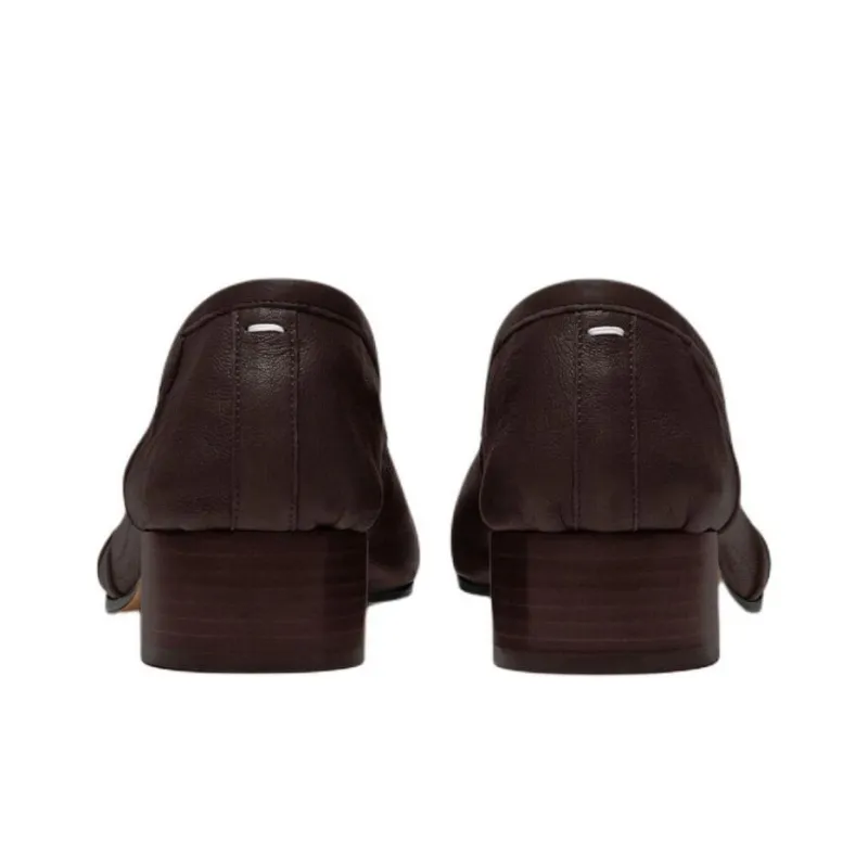 Maison Margiela Tabi Casual Single Shoes 3cm Women's Brown-3