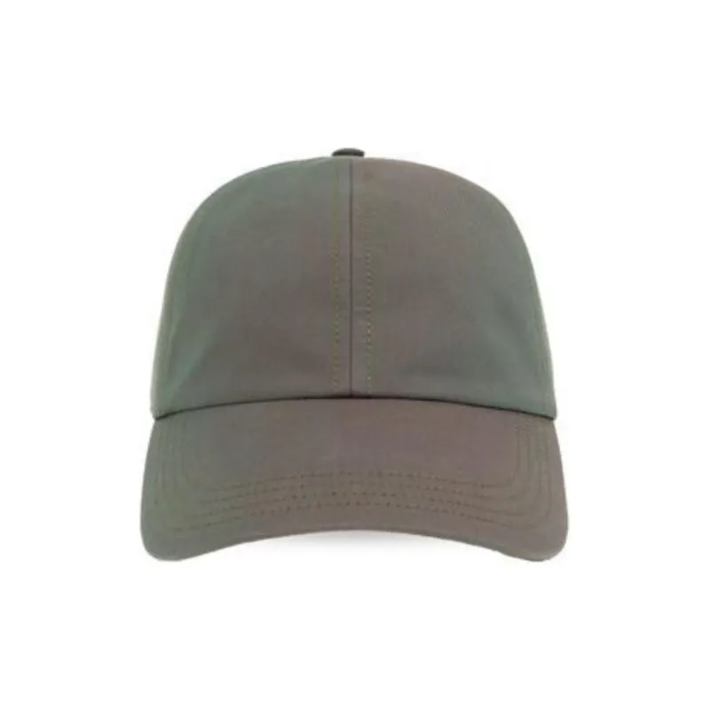 Burberry Cotton Baseball Caps Women's Army Green-0
