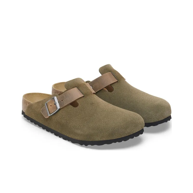 Birkenstock Abrasion Resistant Closed Toe Slippers Unisex Brown-2
