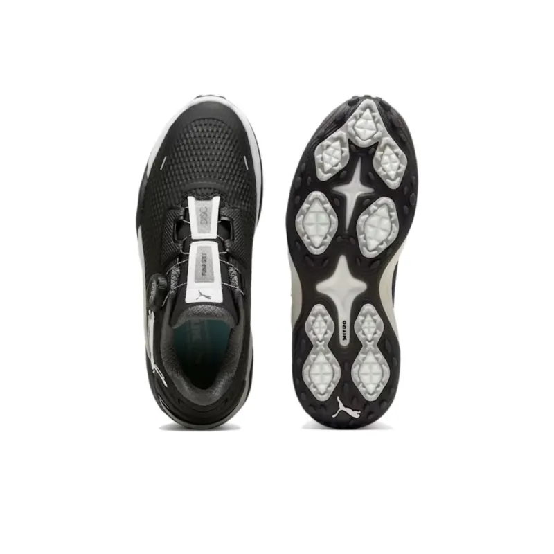 PUMA Anti Slip Wear Resistant Low Top Golf Shoes Women's Black-3