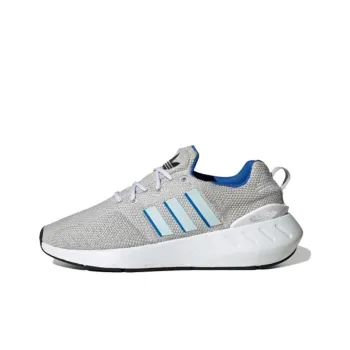 Adidas Originals Swift Run Cushioning Low Top Casual Running Shoes Women's Gray Blue