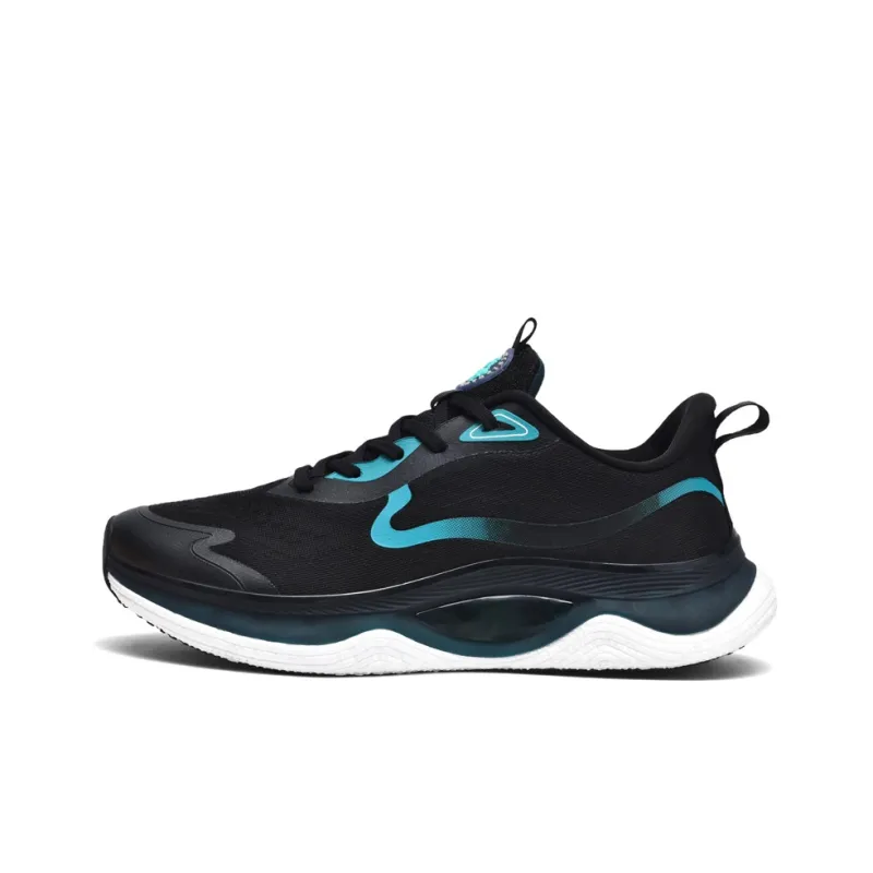 POLUDIYIPI Yipao Running Shoes Unisex Low Top Snow Blue/Starry Black-6