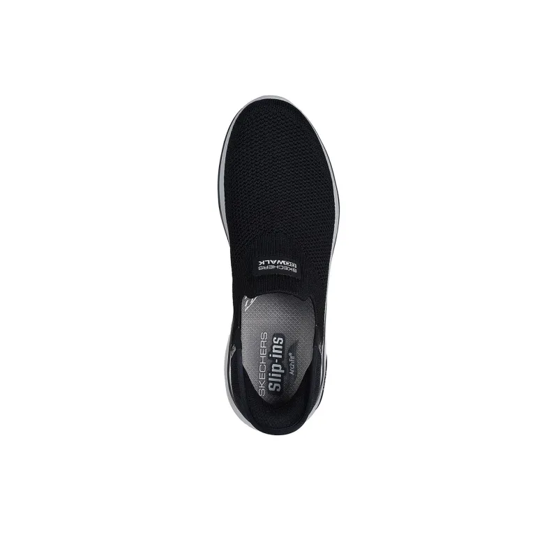 Skechers Go Walk Arch Fit Slip Resistant And Breathable Low Top Casual Shoes Men's Black-2
