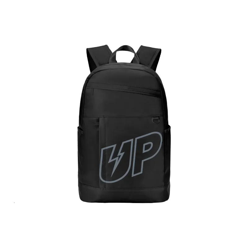 TURN UP Polyester Students Backpack Regular Unisex Black-0