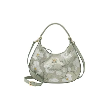 Ancient Yi Xi Cow Leather Shoulder Bag, Handbag Regular Women's Willow Sprout Green