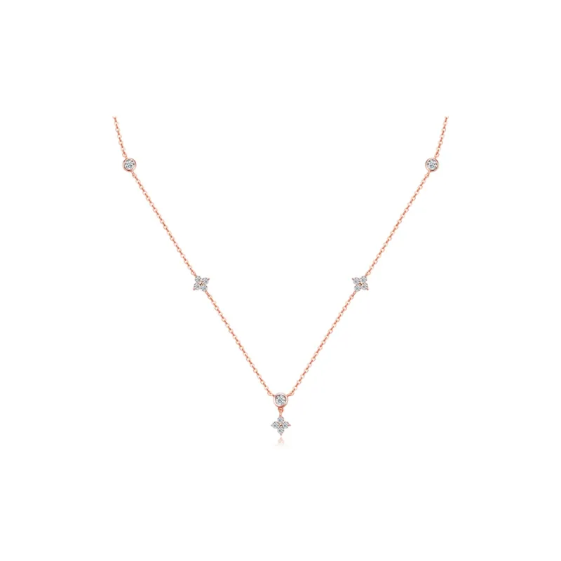 JUICY GRAPE Moissanite Necklaces Women's-2