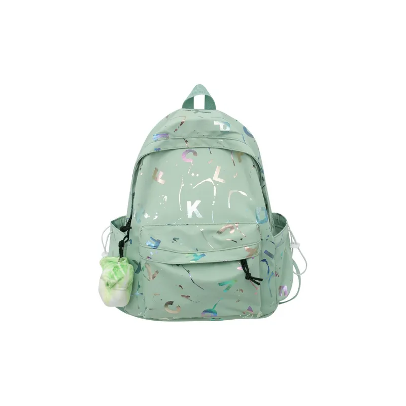 Venerable Brahma Nylon Backpack Regular Women's White/Black/Pink/Green-18